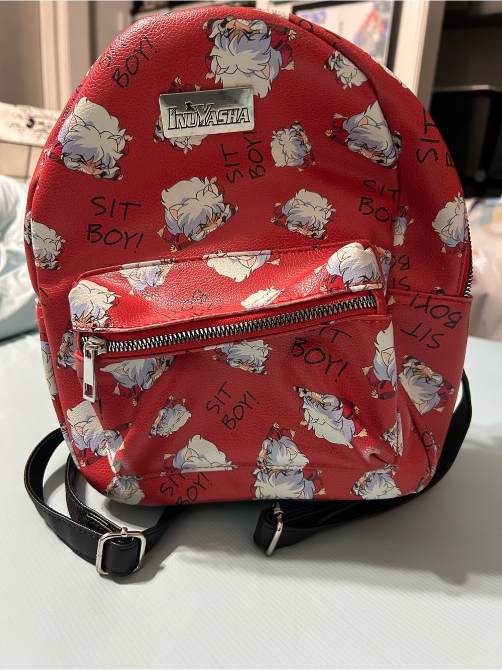 Inuyasha Sit Boy mini backpack